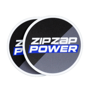 ZipZapPOWER Circle Logo Stickers