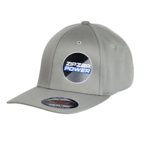 ZipZapPOWER Hat Grey Side
