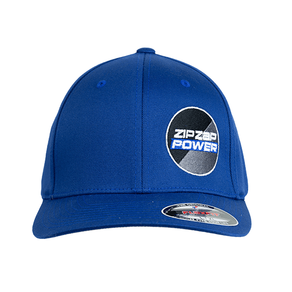 ZipZapPOWER Hat Royal Blue Front