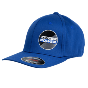 ZipZapPOWER Hat Royal Blue Side