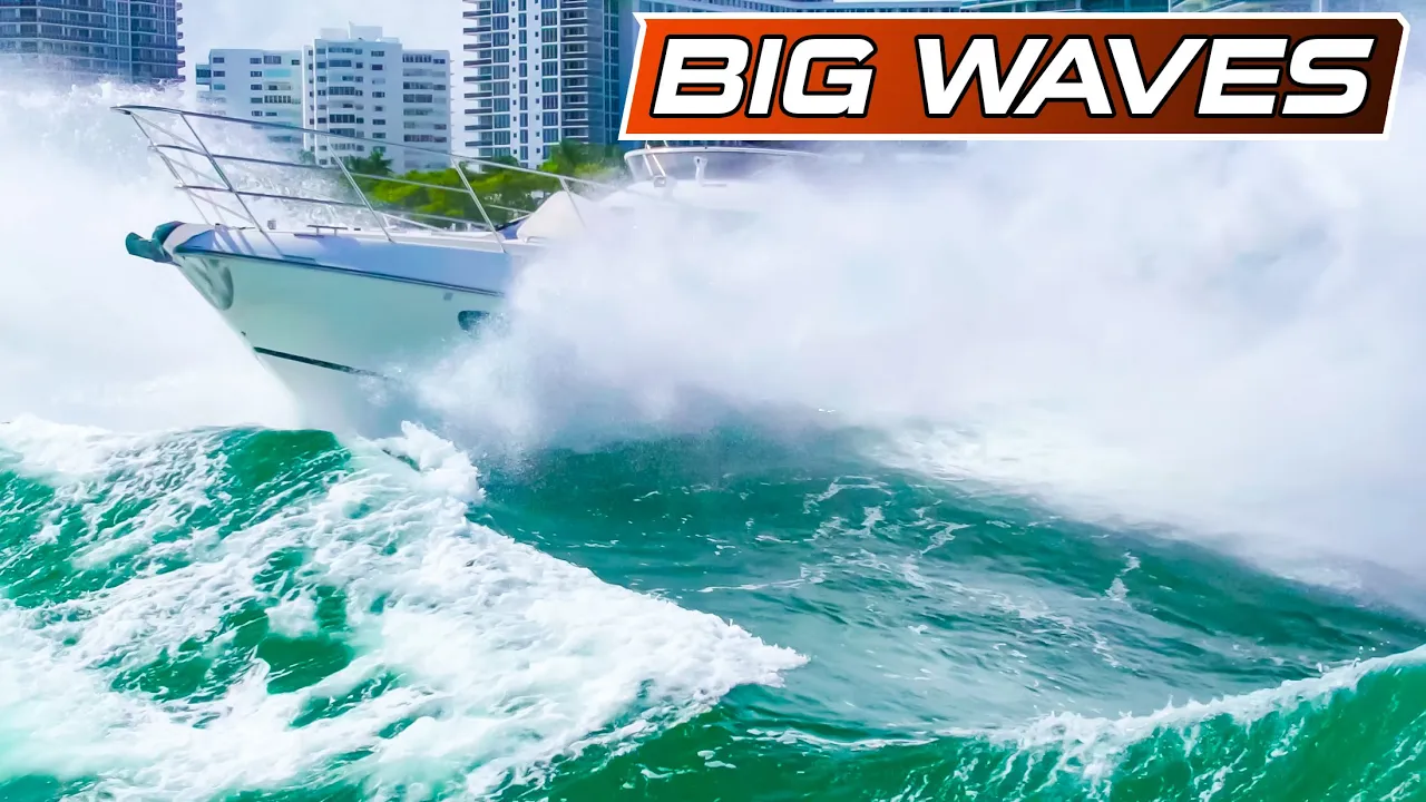 Rough Haulover Inlet slams boats big and small.